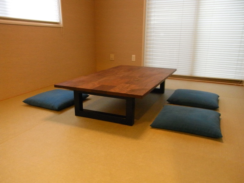 富山　木製座卓