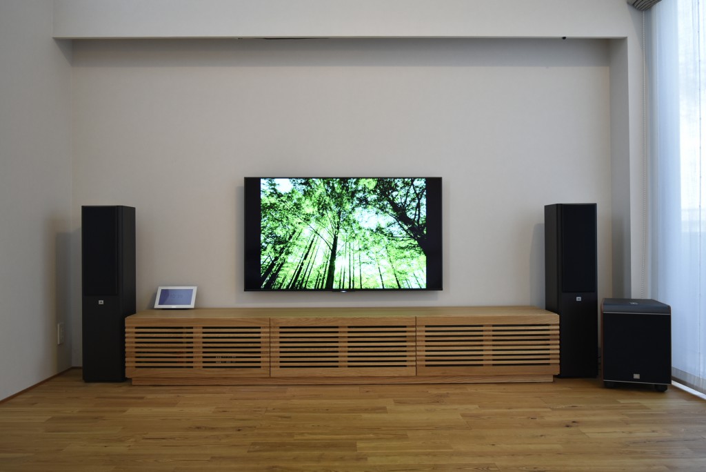 ホームシアター用のテレビボードはミヤモト家具で作るべし！