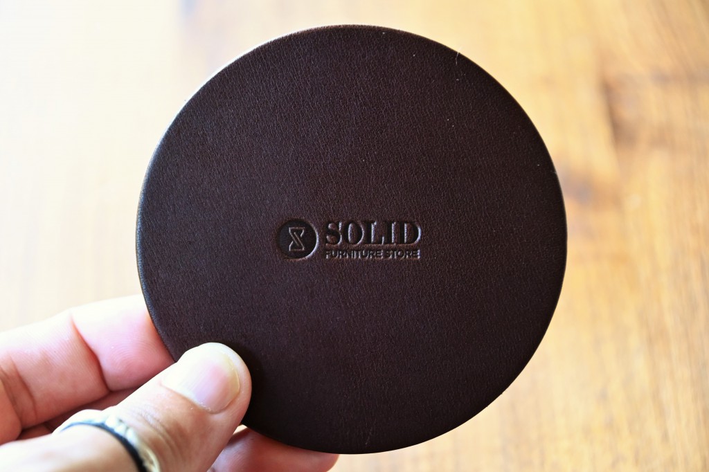 SOLID oil leather coaster 3㎜厚 (10)