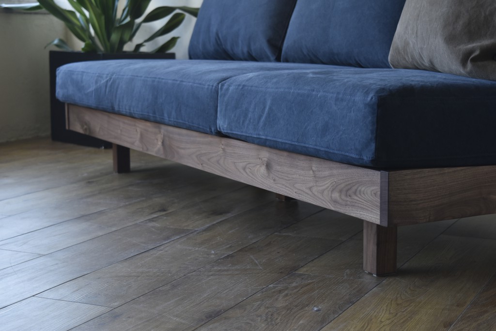 富山 家具 ミヤモト家具 無垢材 ソファ 木製