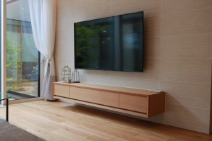 富山　家具　ミヤモト家具　造作テレビボード