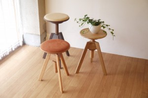 富山　スツール　サイドテーブル　家具　おしゃれ