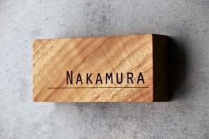 【表札　オシャレ　富山　家具
