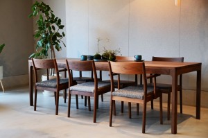 【ダイニングテーブル】RENSEY-RDT-02 Walnut oil Dining Table 富山・金沢・ミヤモト家具 (6)