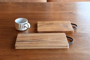 【まな板】teak wood cutting board square large・medium・small (2)