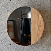 木製の収納付き壁掛けミラー登場！！