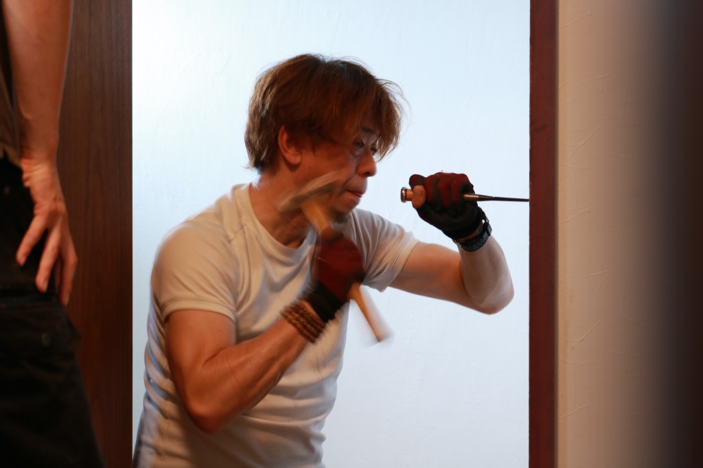 ブラックウォールナットの扉