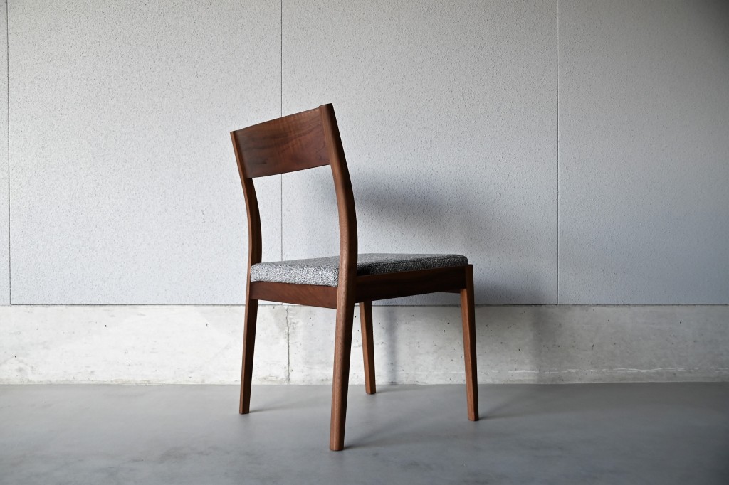 【チェア】RDC-04 アームレス Walnut (4)