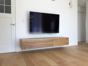 TVボード 壁掛けTVボード 家具 新潟