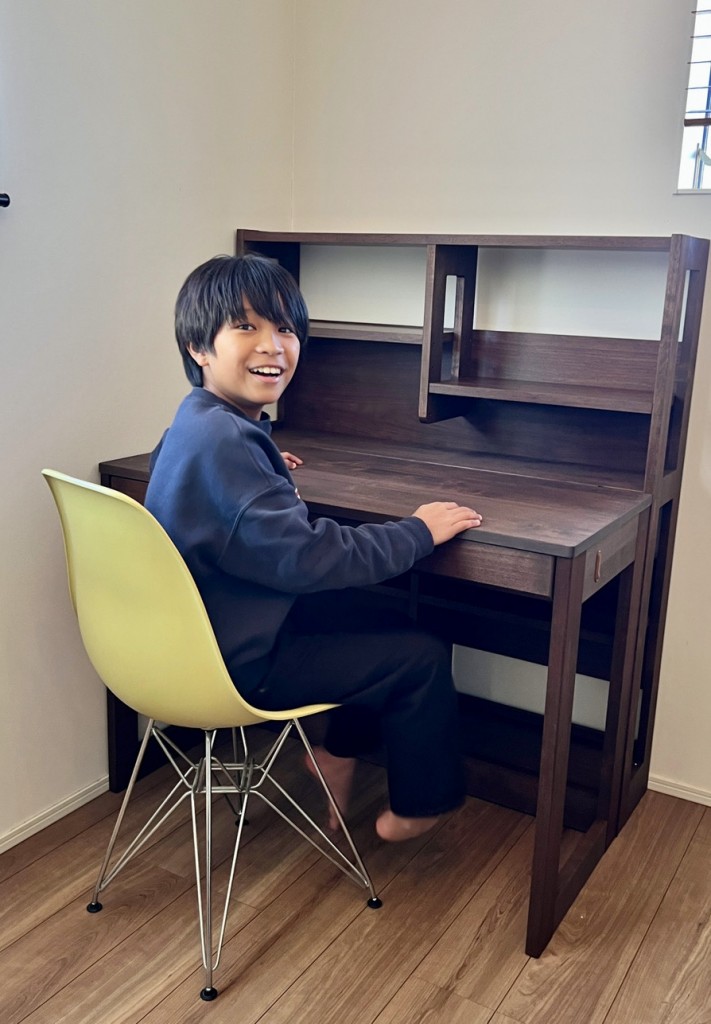 富山 学習机 木製 おしゃれ