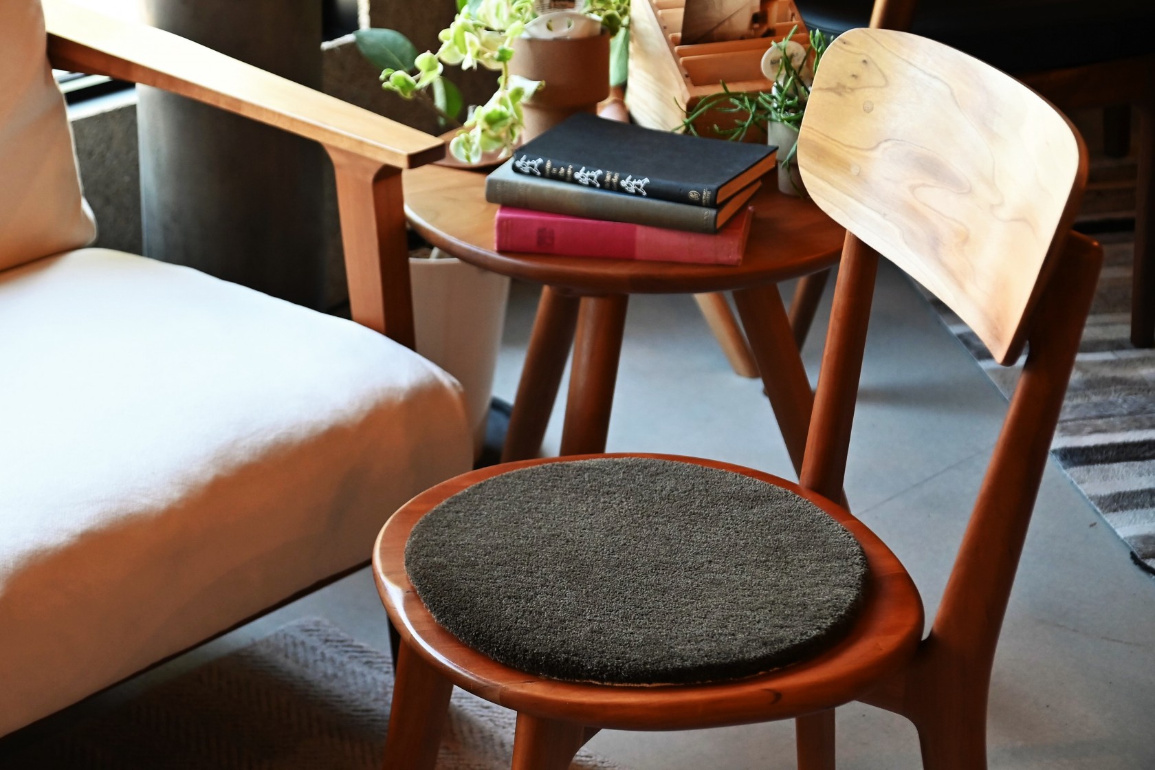 Wool Chair Pad カーキ