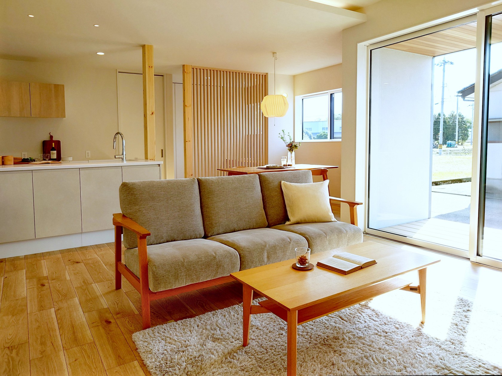 レンタル家具 おしゃれ 富山 無垢材 ミヤモト家具 完成見学会