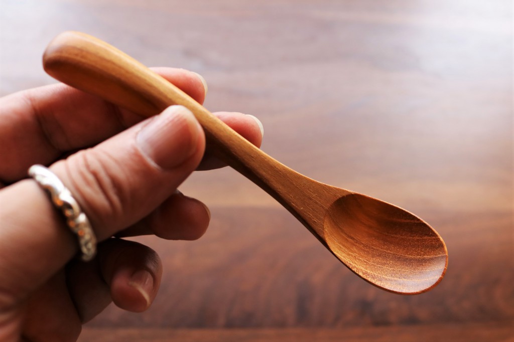 teak wood coffee spoon (2)