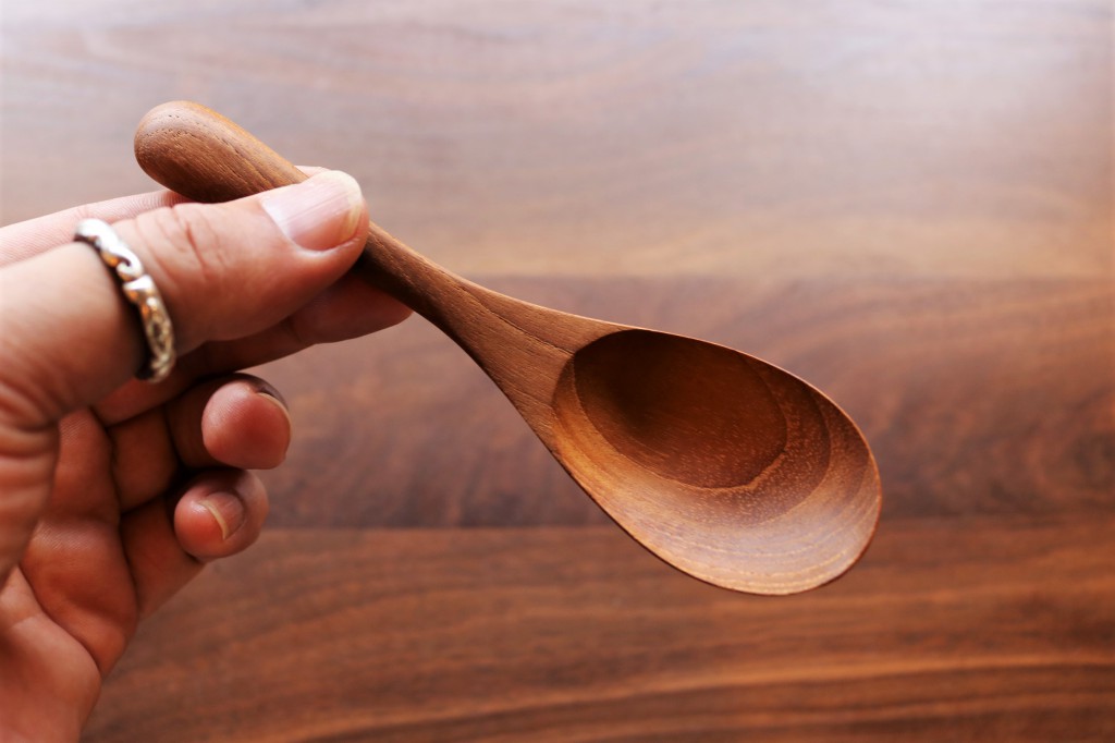 teak wood curry spoon (1)