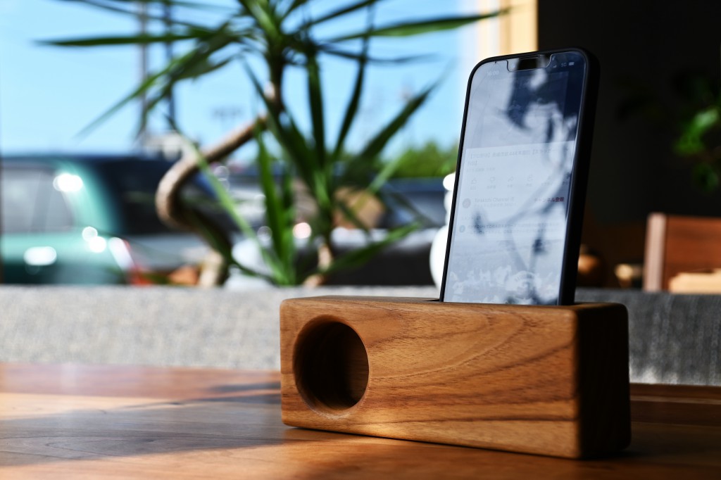 【スピーカー】wood solid speaker 1way teak (6)