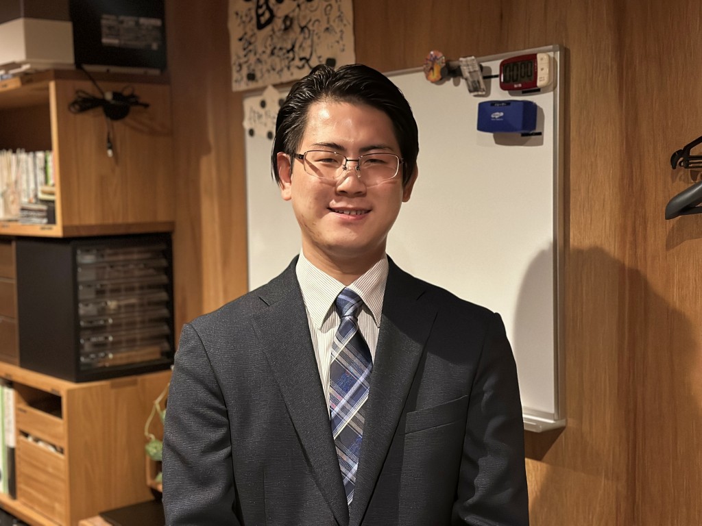 岩城雅大さん 配送部新入社員29歳